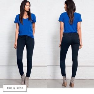 rag & bone High Rise Skinny in Sky Captain